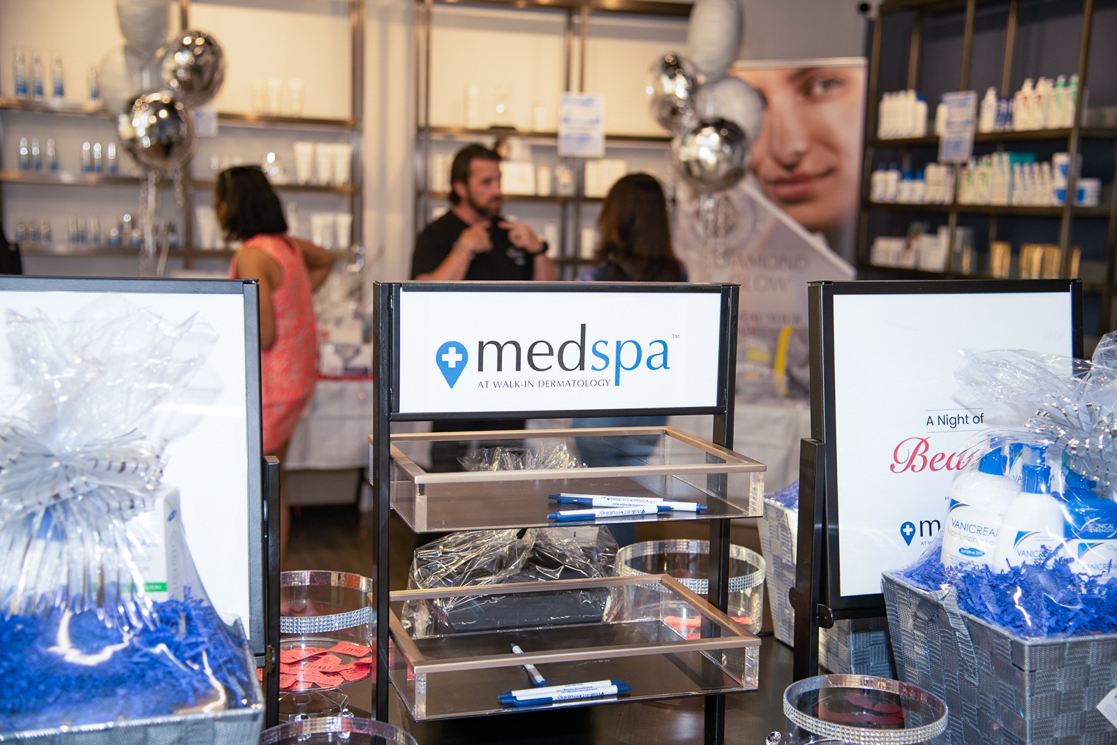 MedSpa Pens and other free items display