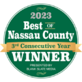 2023 Best of Nassau County 3rd Consecutive Year Winner