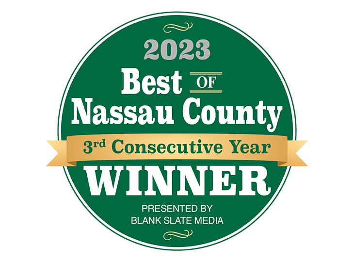 2023 Best of Nassau County 3rd Consecutive Year Winner